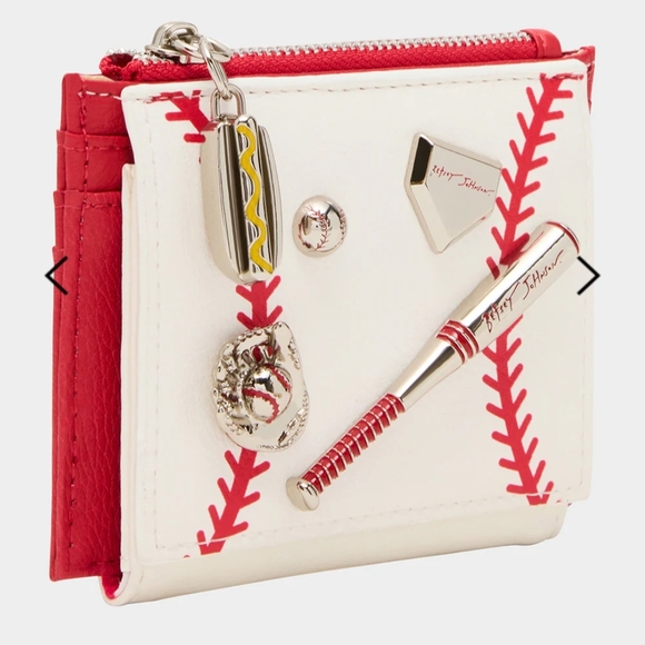 Betsey Johnson Baseball Wallet - Picture 2 of 8
